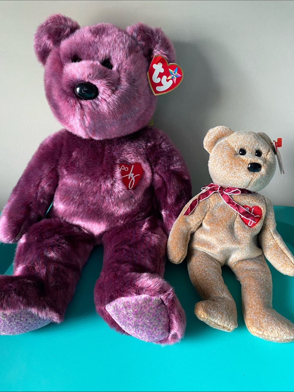 TY Beanie Baby Signature Bear Set